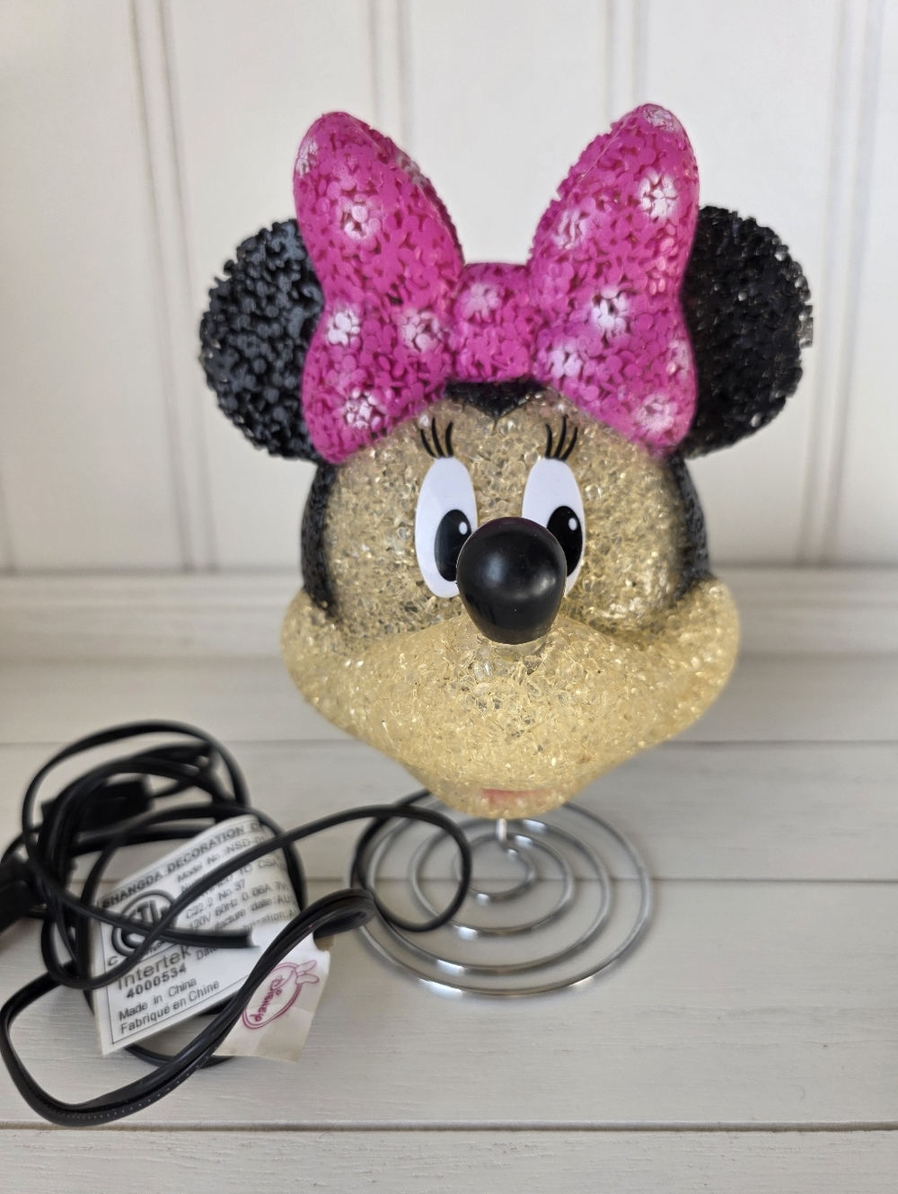 Disney Minnie Mouse Eva Lamp Night Light 3D 9"
